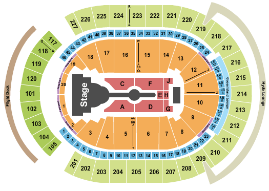 T-Mobile Arena Cardi B Seating Chart